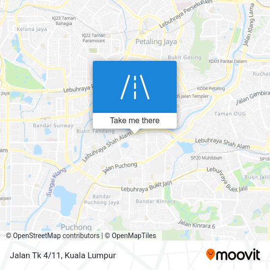 Peta Jalan Tk 4/11