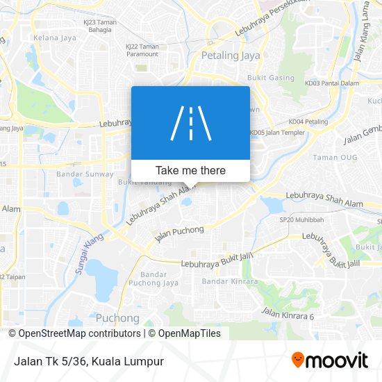 Peta Jalan Tk 5/36