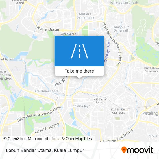 Peta Lebuh Bandar Utama