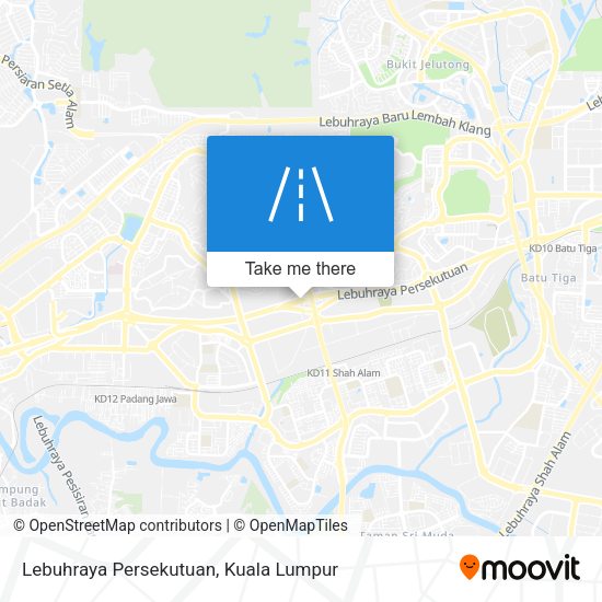 Lebuhraya Persekutuan map