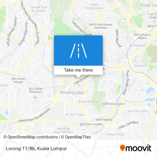 Lorong 11/8b map