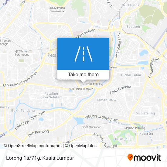 Peta Lorong 1a/71g