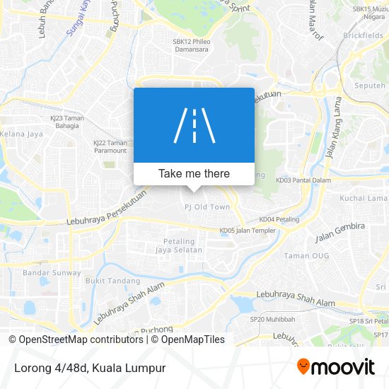 Peta Lorong 4/48d