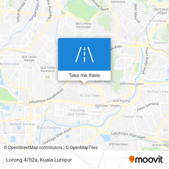 Lorong 4/52a map