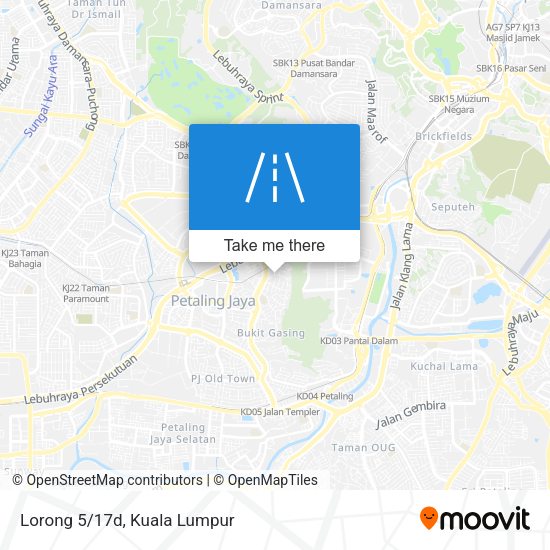 Lorong 5/17d map