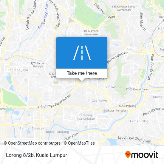 Lorong 8/2b map