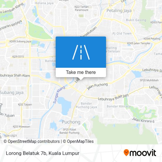 Peta Lorong Belatuk 7b