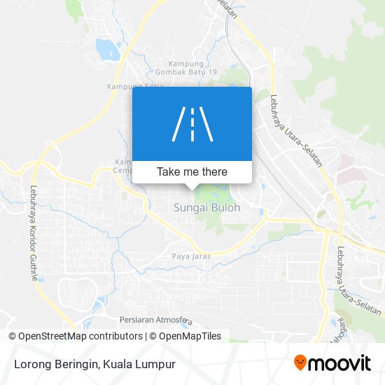 Peta Lorong Beringin