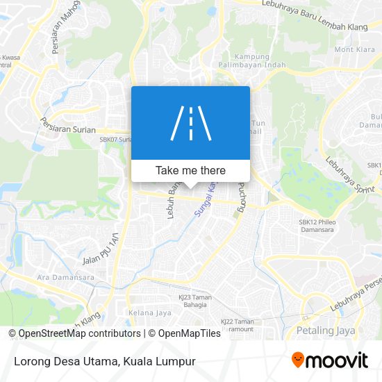 Peta Lorong Desa Utama