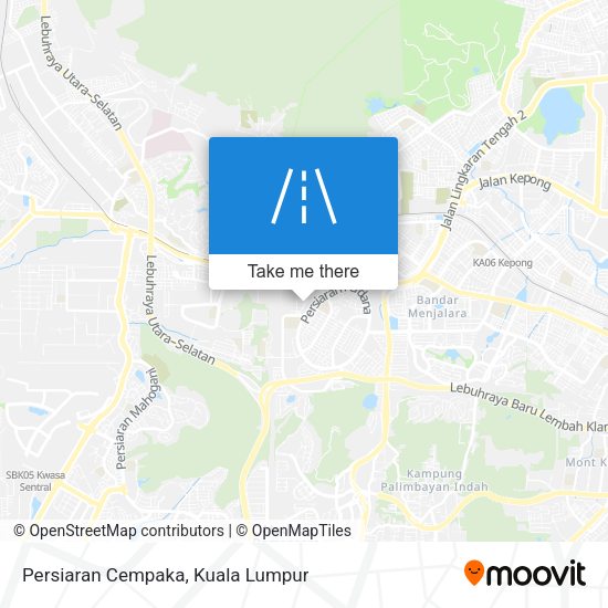 Persiaran Cempaka map