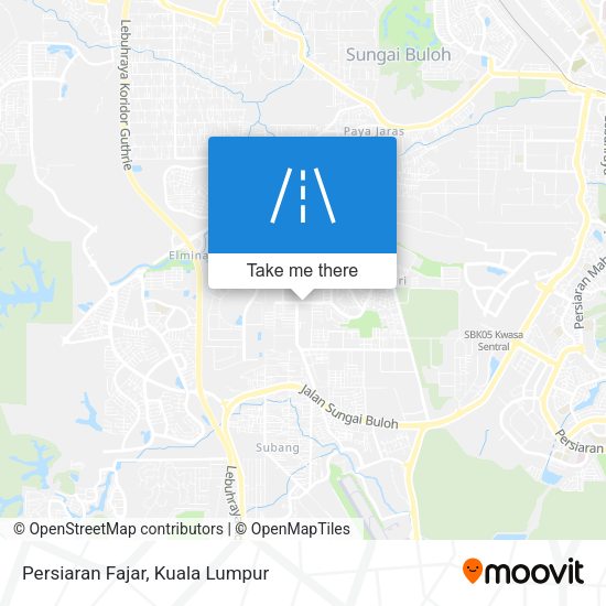 Peta Persiaran Fajar
