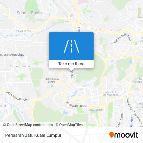 Peta Persiaran Jati