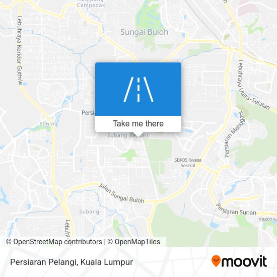 Persiaran Pelangi map