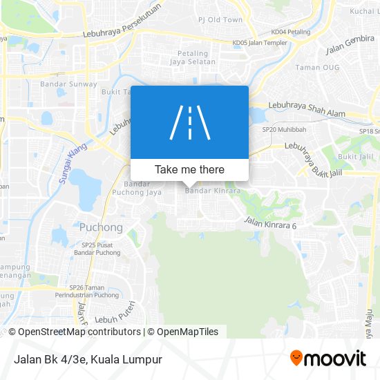 Jalan Bk 4/3e map