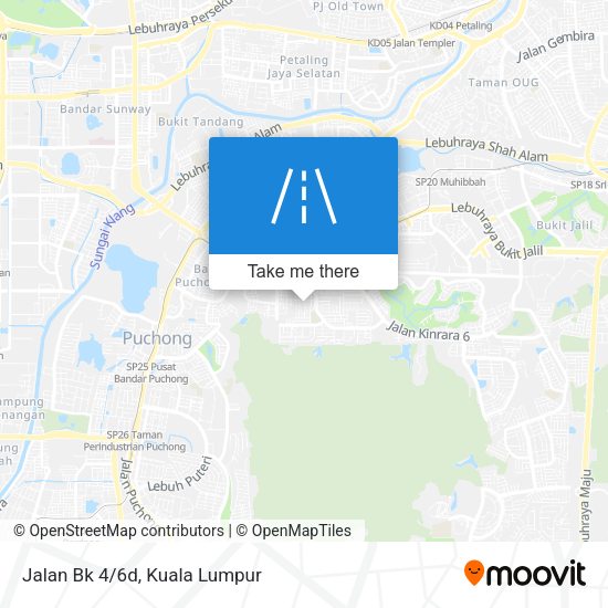 Jalan Bk 4/6d map