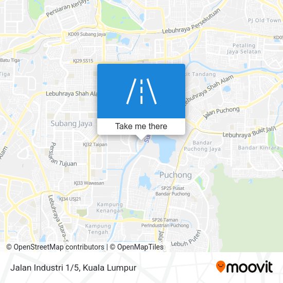 Jalan Industri 1/5 map