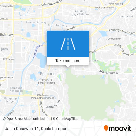 Jalan Kasawari 11 map