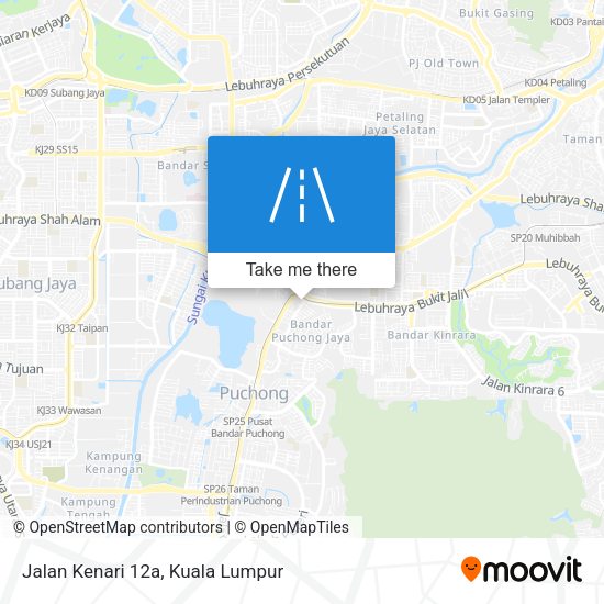 Jalan Kenari 12a map