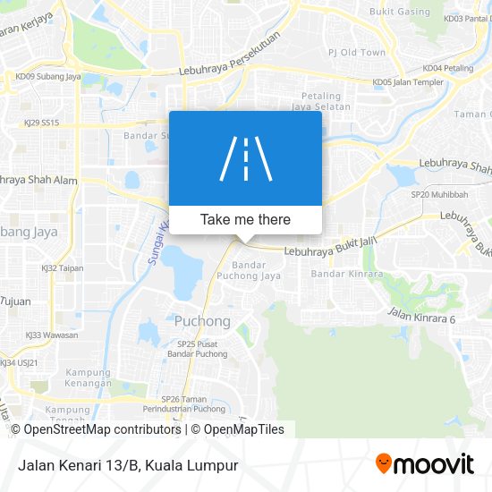 Peta Jalan Kenari 13/B