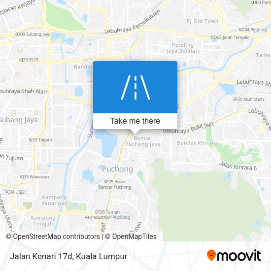 Jalan Kenari 17d map