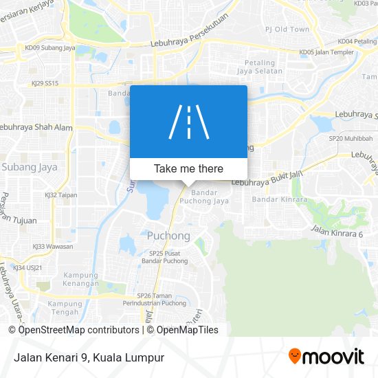 Peta Jalan Kenari 9
