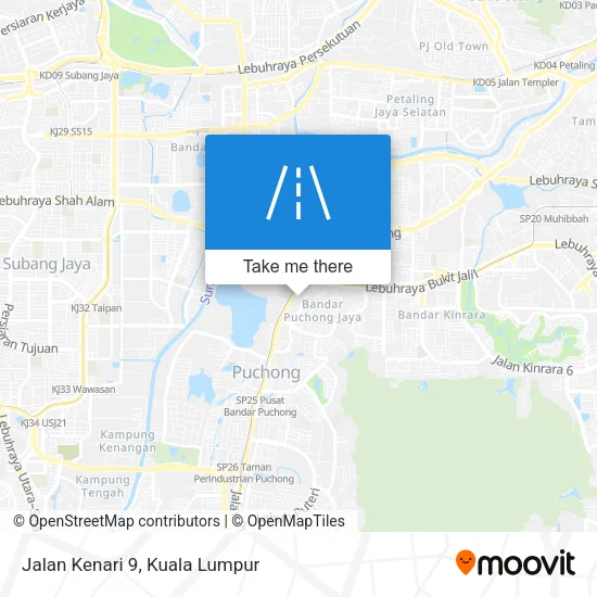 Jalan Kenari 9 map