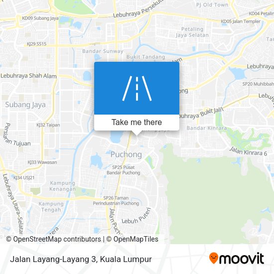 Jalan Layang-Layang 3 map