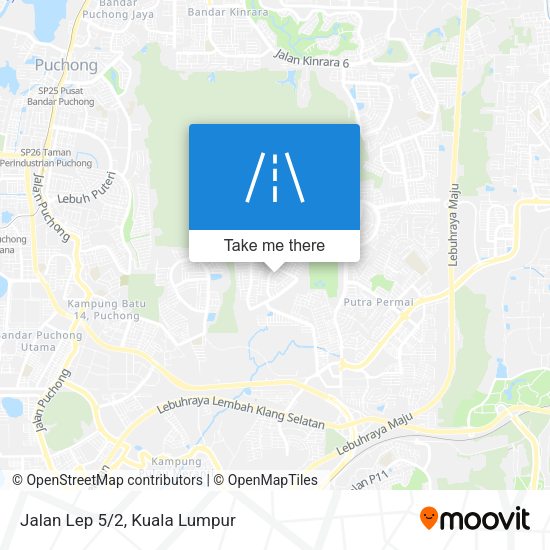 Jalan Lep 5/2 map