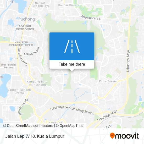 Peta Jalan Lep 7/18