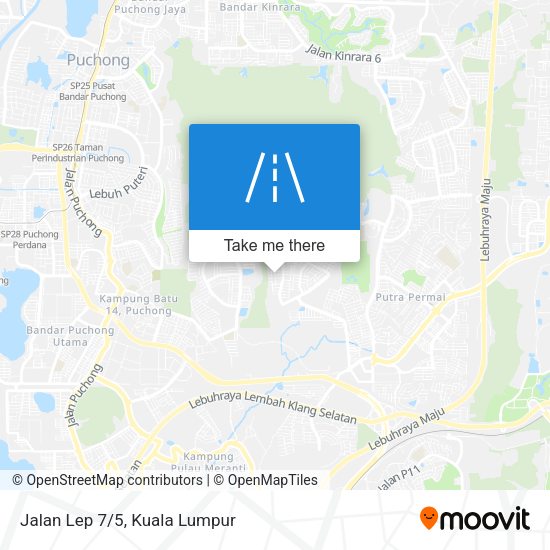 Jalan Lep 7/5 map