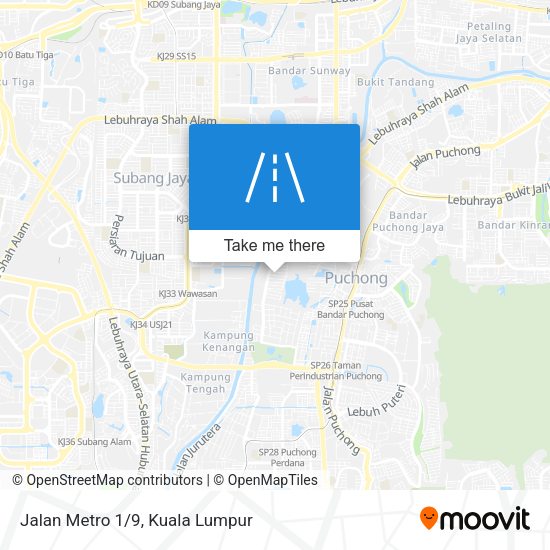 Peta Jalan Metro 1/9