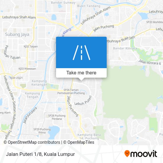 Peta Jalan Puteri 1/8