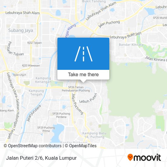 Peta Jalan Puteri 2/6