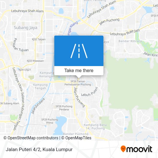 Jalan Puteri 4/2 map