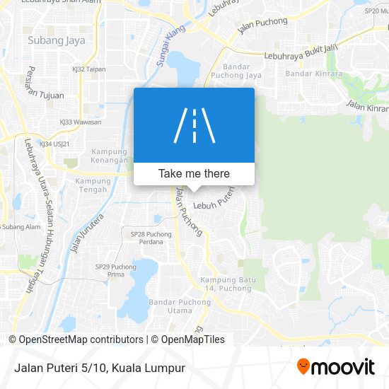 Peta Jalan Puteri 5/10