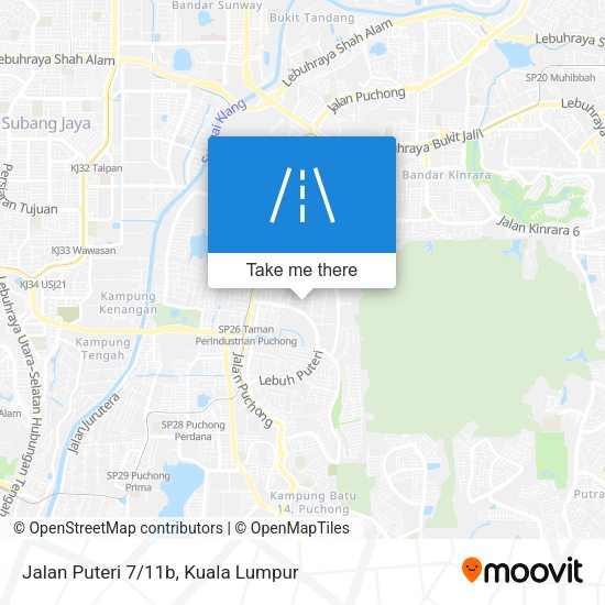 Peta Jalan Puteri 7/11b