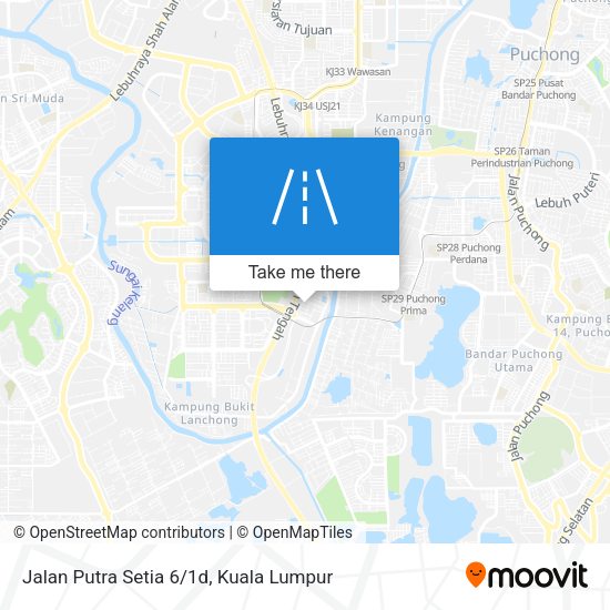 Peta Jalan Putra Setia 6/1d
