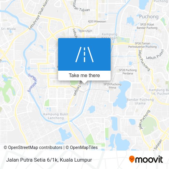 Jalan Putra Setia 6/1k map