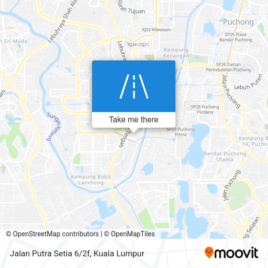 Jalan Putra Setia 6/2f map