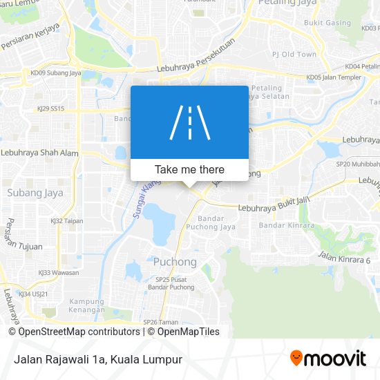 Peta Jalan Rajawali 1a