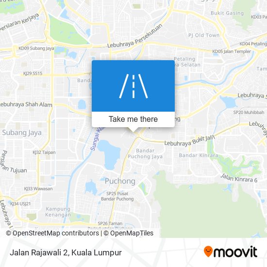 Jalan Rajawali 2 map