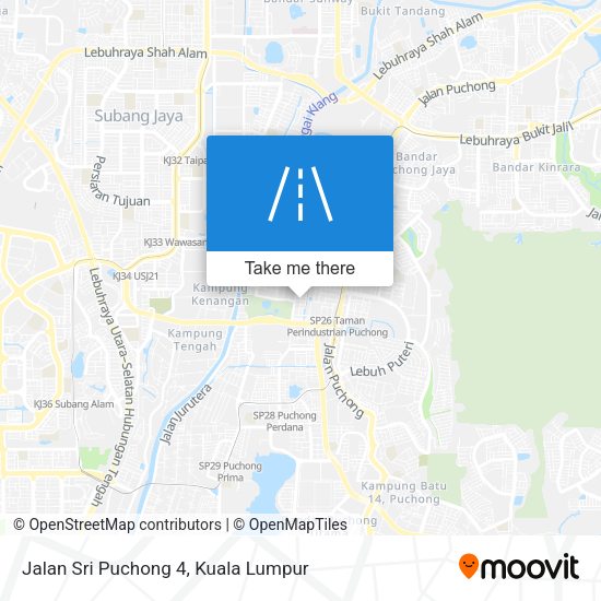 Peta Jalan Sri Puchong 4
