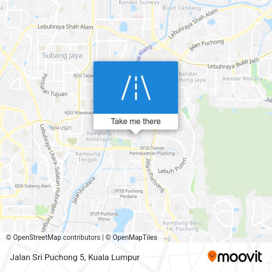 Peta Jalan Sri Puchong 5