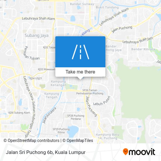 Jalan Sri Puchong 6b map