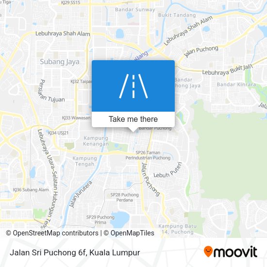 Peta Jalan Sri Puchong 6f
