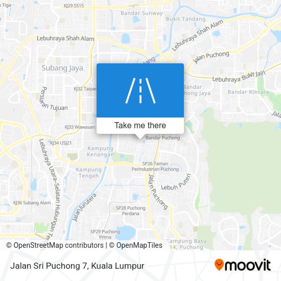 Jalan Sri Puchong 7 map