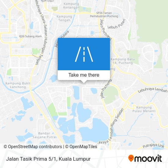 Jalan Tasik Prima 5/1 map