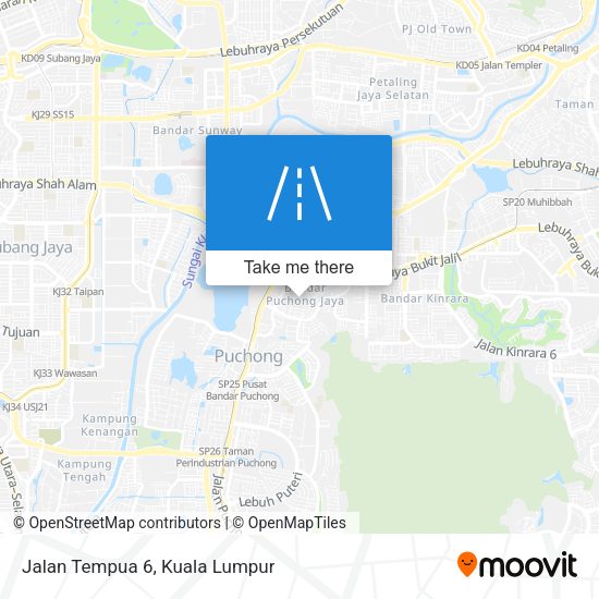 Peta Jalan Tempua 6