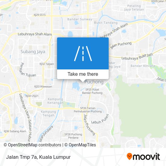 Peta Jalan Tmp 7a