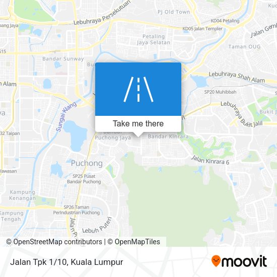 Peta Jalan Tpk 1/10